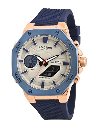 Image of Kenneth Cole Reaction Digi-Analog Grey Dial Watch for Men - KRWGP0069105