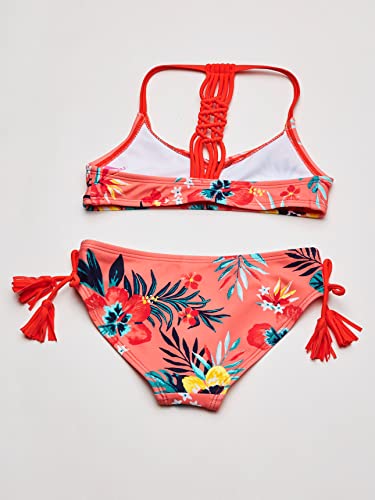 Image of Kanu Surf Girls' Willow V-Neck Bikini Beach Sport 2-Piece Swimsuits
