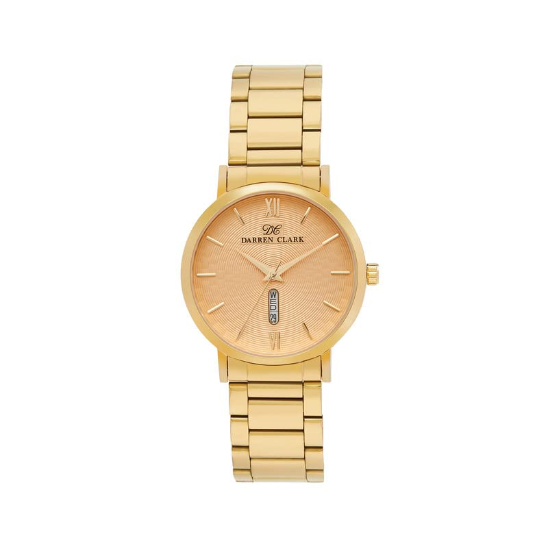 Darren Clark Analog Gold Dial Japness Quartz Metal Straps Classic Watch for Men 1002B-M0208 (B0C33RCCTC) Amazon Price History, Amazon Price Tracker