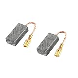 Carbon Brushes 0.6×0.31×2.95 Inch for Electric Motors Power Tool Angle Grinder Table Saw Spare Part Repair, 2 Pack