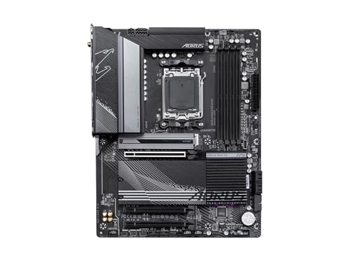 Image of GIGABYTE B650 AORUS Elite AX V2 AMD AM5 ATX Motherboard, Support Ryzen 9000 /8000 /7000 Series, DDR5, 12+2+2 Power Phase, PCIe 5.0 M.2, USB-C 3.2 Gen 2, WIFI6E, 2.5 GbE, EZ-Latch, Q-Flash, RGB Fusion