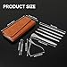 Smleapcc 7 PCS Manicure Set,Pedicure Knife Set,Professional Pedicure Tool Toenail Grooming Kit, Pedicure Tool Kit,Top Notch Foot Blade, Sharp Toenail Clippers