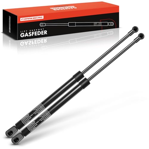 Frankberg 2x Resorte de gas Maletero Longitud 450mm 535N Compatible con Golf V 1K1 Todos los Motores Hatchback 2003/10-2009/02 Sustituir# 1K6827550F 1K6827550D 1K6827550E