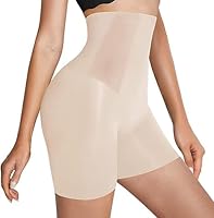 KROYWEN Fashion High Waist Belly Pants Women Corset Waist Lifting Hip Shaper Pants Plus Size, Color(Black and Skin), Size(32 Till 40), Pack of 1 Tummy shepar Black (Beige)