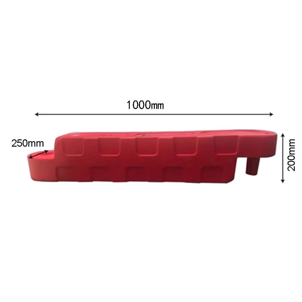 Go Kart Bahn Zaun, Go-Kart-Bahn Startbahn Wassergefüllter Zaun für Kinder Und Erwachsene, Schwere Drift Feld-Sicherheitsgeländer, Freie Spleißung Kombination ( Farbe : Gelb , Größe : 1000x200x250mm )