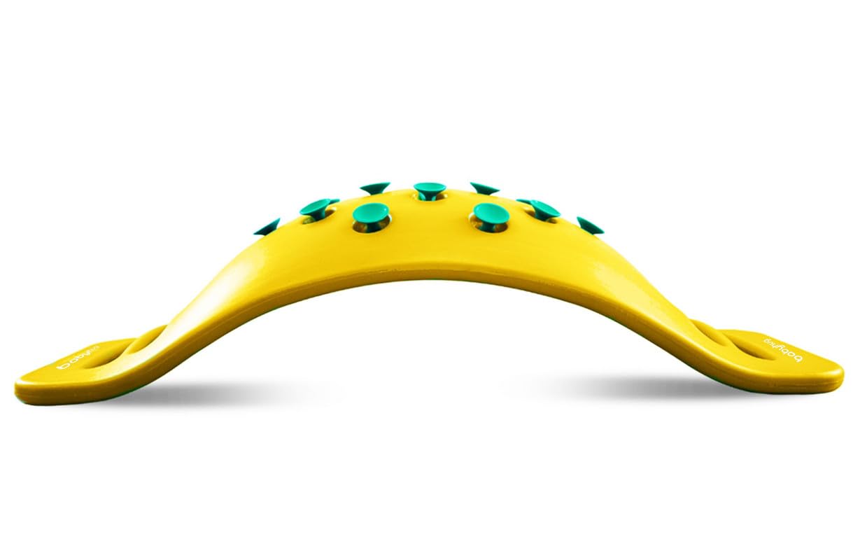 Kids Plastic Wiggle Woggle Dynamic and Energetic Active Play Toy for Hours of Fun and Learning Indoor Or Outdoor Adventures Yellow