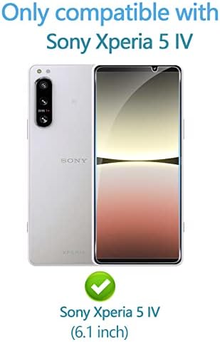 Anoowkoa [2+2 Pack Compatible with Sony Xperia 5 IV Screen Protectors and Camera Lens Protectors Guard Tempered Glass Film, Anti Fingerprints Protective Film