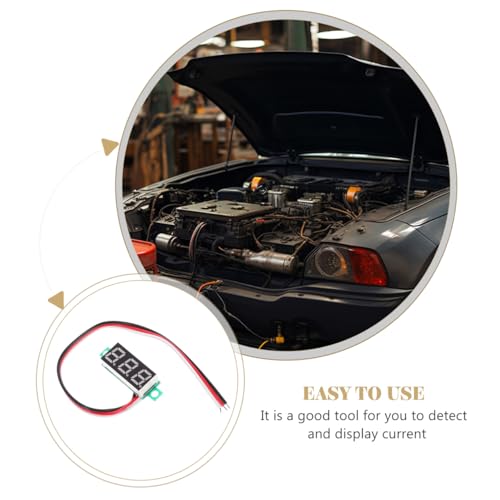 OSALADI 3stücke Amperemeter DC4-30V 0-10A aktuelle Anzeigetafel Meter LED-Digital-Amperemeter-Board-Modul Mini Plattentisch