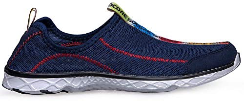 Image of Men's Quick Drying Aqua Water Shoes,3-Second Drainage & All-Terrain for Swimming,Hiking,Yoga
