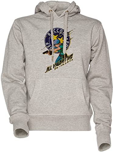 Sweat à capuche Jill Valentine unisexe gris coton hoodie