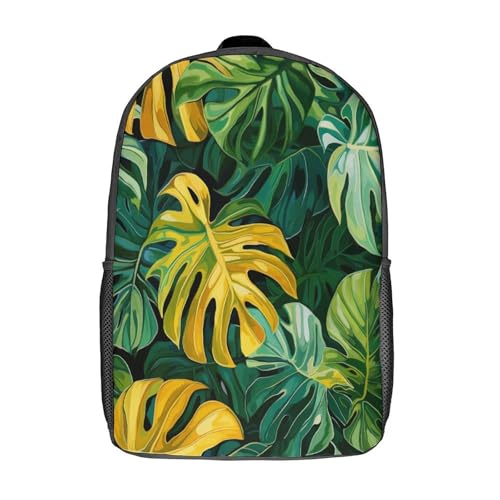 Sac à dos enfant Palm Frond 43 cm et sac à lunch zoo 3D pour livre scolaire et maternelle