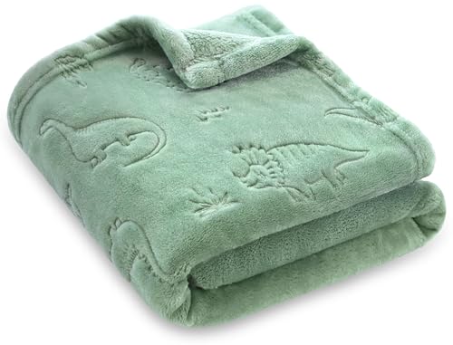 BORITAR Baby Blanket for Boys Girls, Ultra Soft Warm 3D Animal Print Blanket for Newborn Infant Toddler, Fleece Fluffy Blanket for Crib, Stroller...