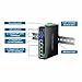 TRENDnet 7-Port Industrial Gigabit PoE+ DIN-Rail Switch (12 – 56V), TI-PG62B, 4 x Gigabit PoE+ Ports, 1 x Gigabit Port, 2 x Gigabit SFP Ports, NDAA+TAA Compliant, Lifetime Protection