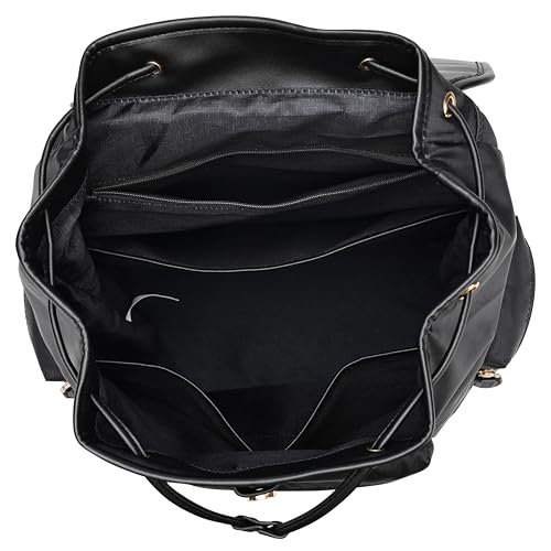 ELLE Wayfarer 23L Monogram Travel Backpack | Black3