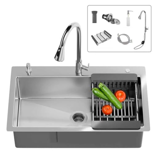 32x19 Inch Kitchen Sink Combo