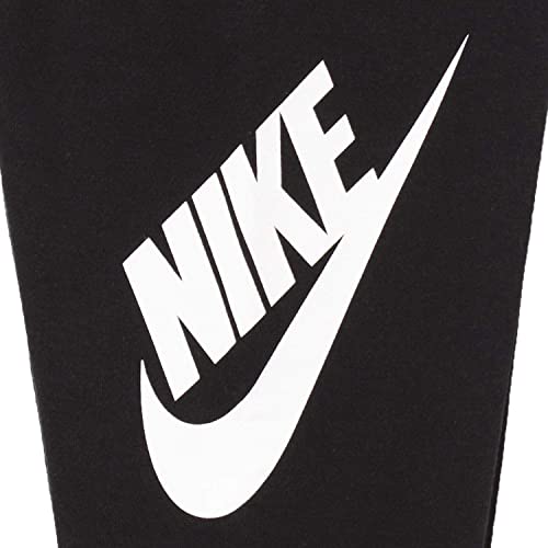 Nike Children's Apparel Boys' Little Fleece Jogger Pants, Black/White, 6 - image 5