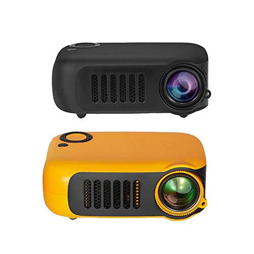 Mini Tragbarer LCD-Projektor Eingebauter Lautsprecher 800 Lumen HD 1080 P LED-Videobeamer-Unterstützungsenergienbank HDMI/TF/IR/USB Für