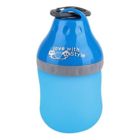 DUBENS Hund Wasserflasche, Faltbare Silikon Cover