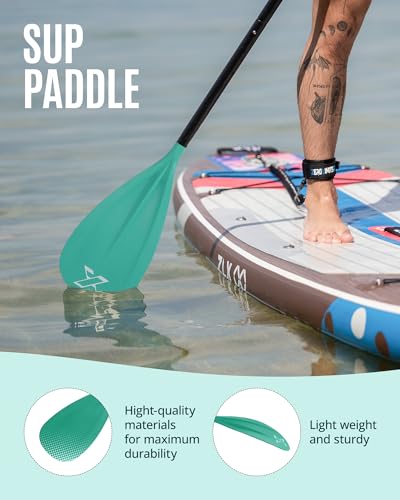 Pagaie de stand up paddle gonflable et surf pour explorer l'océan