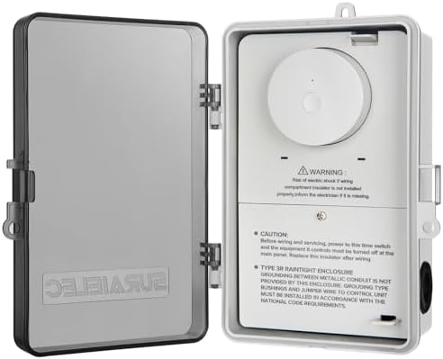 Suraielec WiFi Pool Timer, Outdoor Indoor Smart Switch, 40 AMP, 2HP ...
