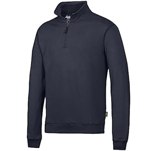Snickers 28189500005 Maat Medium Sweatshirt met 1/2 Zip – Marineblauw