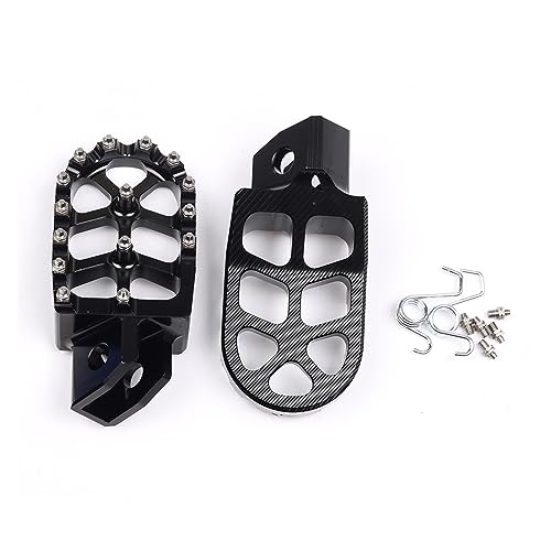 Repose-Pieds Moto YZ500 Sorties Enduro Pédales Noir