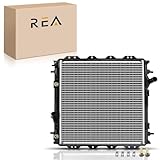Readair Engine Coolant Radiator with Transmission Oil Cooler Compatible with Chrysler PT Cruiser 2001-2010 L4 2.4L, Automatic Trans. Replace# 5017404AA, 5017404AB