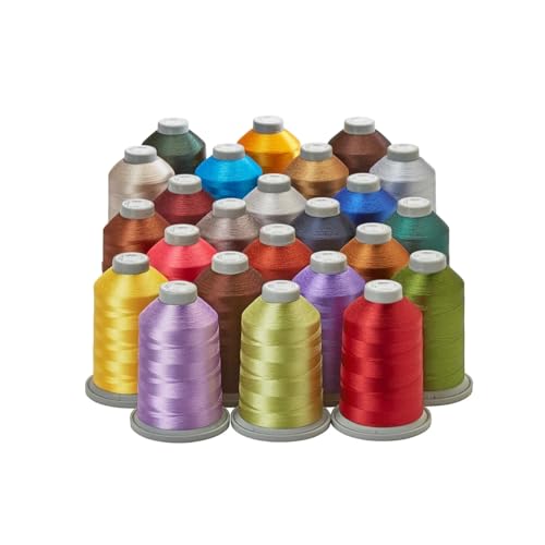 Hilos de poliéster multicolor GLIDE pack 24 unidades miniatura 1