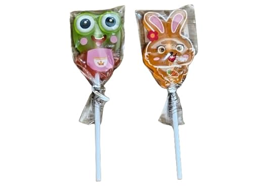 Animal Zoo Lollipops - Fun Animal-Shaped Lollipops for Kids, Pack of 30 with Frog, Rabbit, Unicorn, and Elephant - Perfect for Birthday Parties, Halloween, or Festive Events, Cute and Colorful Design