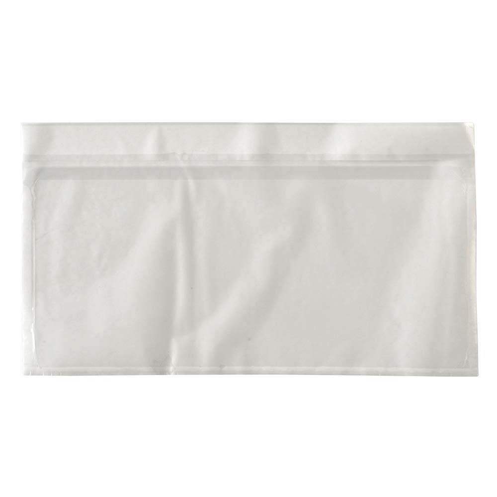 1000 Lieferscheintaschen DIN lang (neutral - transparent) von docuFIX® classic Begleitpapiertaschen Versandtaschen