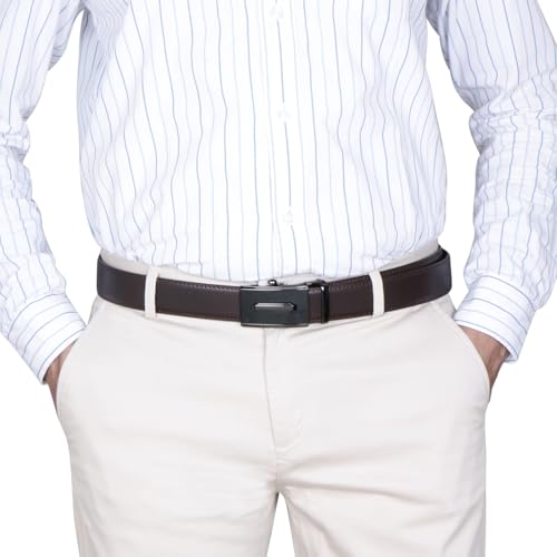 Image of Labnoft Men's PU Leather Auto Lock Belt