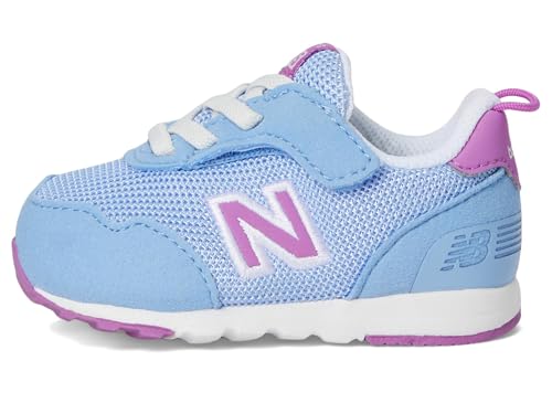 New Balance Kids 515 V1 New-b Hook and Loop Sneaker, Electric Sky/Passion Fruit, 5 US Unisex Toddler4