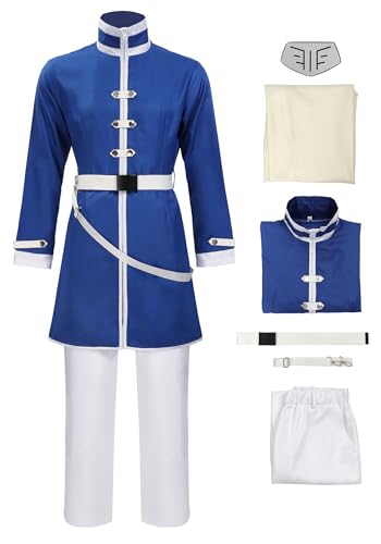 DAZCOS Disfraz de anime Frieren con capa y cinturón para Halloween (talla XL)