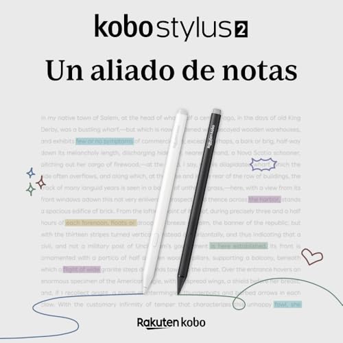 Kobo Stylus 2 blanco N605-AC-WH-S-PN: lápiz digital Elipsa y Sage 3