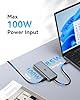 LIONWEI 9 in 1 Laptop Docking Station, Dual HDMI, 100W PD, USB C 3.0, Ethernet, Audio/Mic, USB C Hub for Dell/Surface/HP/Lenovo Laptops #3