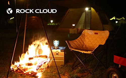 Rock Cloud Portable Folding Padded Camping Chair For Lawn Camp Hiking Beach Sports Hunting, Beige #TOP6