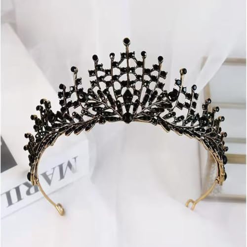 Diadema de boda con diamantes de imitación para peinados de novia elegantes 3