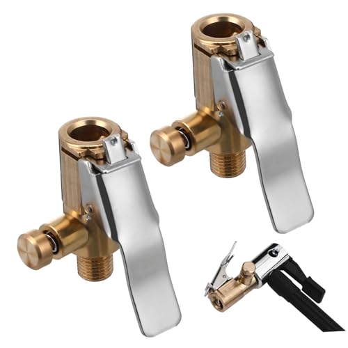 FUNOMOCYA Copper Tire Air Chuck Secure Seal Efficient Inflation for Car Bike Motorcycle