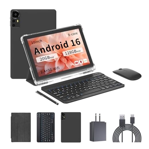 BYANDBY Tablet with Keyboard | Android 16 | Tablet 10 inch | 2 in 1 Tablet