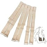 LUCSIS Bra Straps Replacement, Convertible Bra Straps Elastic Stretchable Adjustable Removable 12mm/