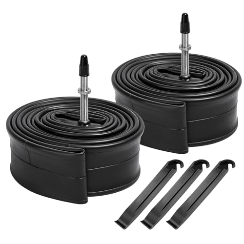 2x TPU Fahrradschläuche 700C - Leicht 33g Für Rennrad 23-35C - Mit Presta Ventil 45/65/80mm