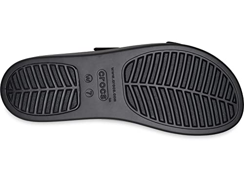 Crocs Brooklyn Buckle Low Wedge Black 1 6 M3