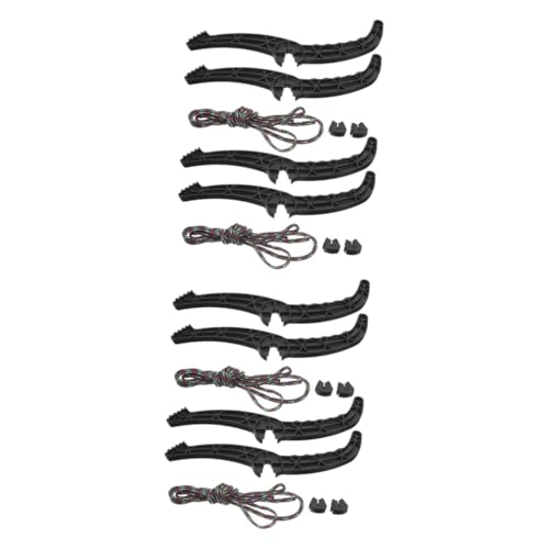 SUPVOX 4 Sets Snowboard Grip Carry Handle Replacement Part for Skiing Strong Plastic Brake Lever Essential Snowboard Accessory