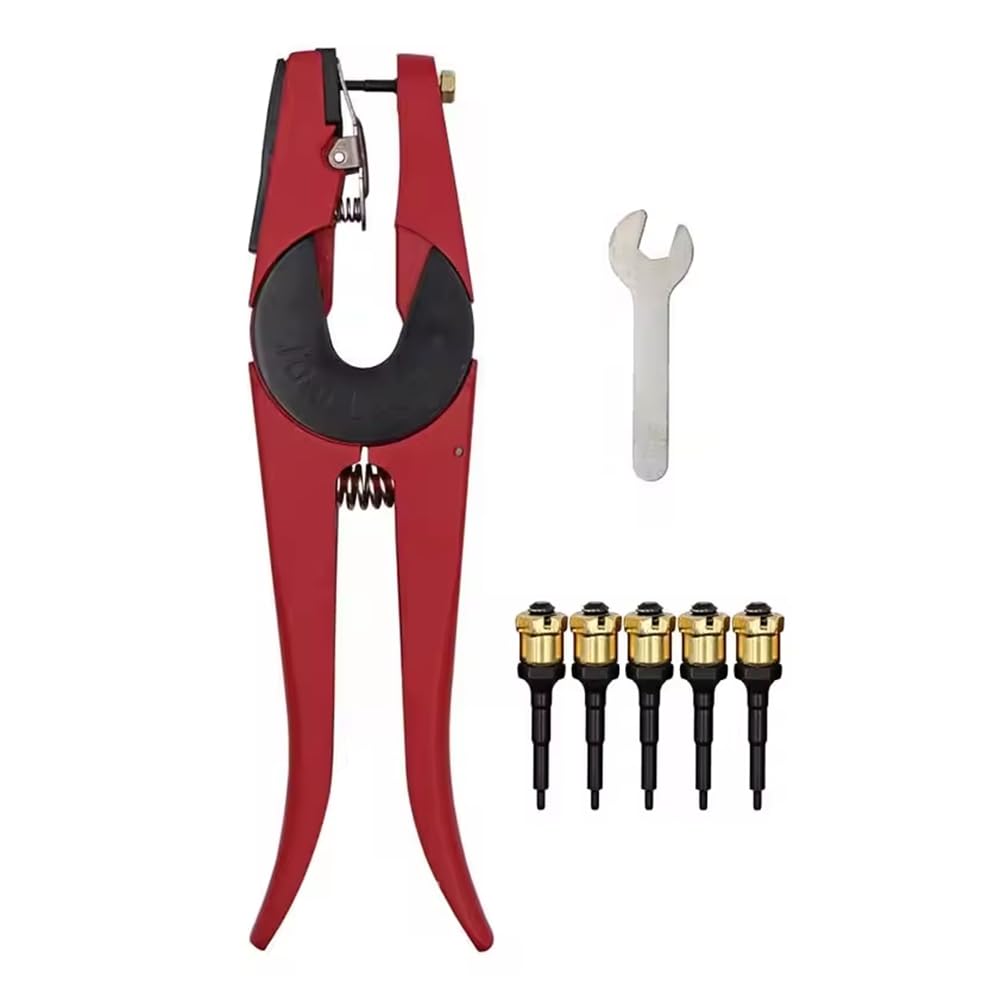 Aundhegrtt As Shown Spare Nails Included Farm Animals For Livestock Ear Tag Pliers Set For Cows And Goats