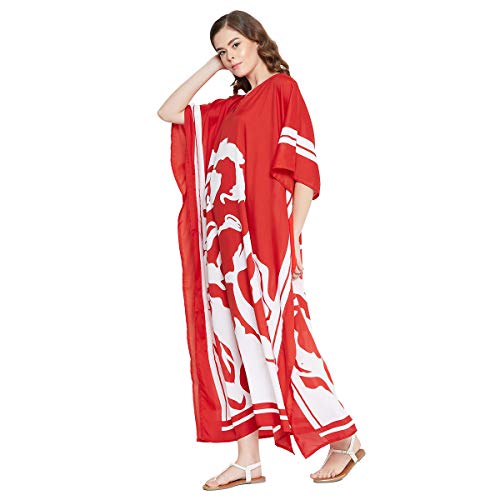 Oussum Kimono Maxi Dress Floral Long Kaftan Plus Size Caftan Gown3