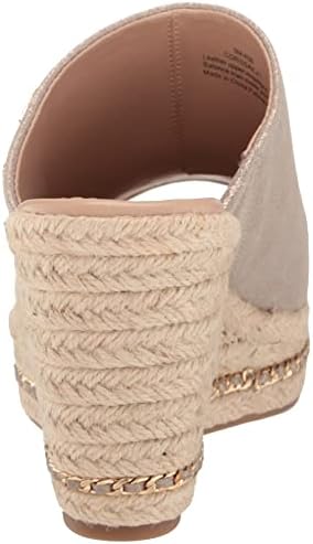 Karl Lagerfeld Paris Women's Corissa Slip on Espadrille Wedge Sandal, Champagne, 10 | Image 2