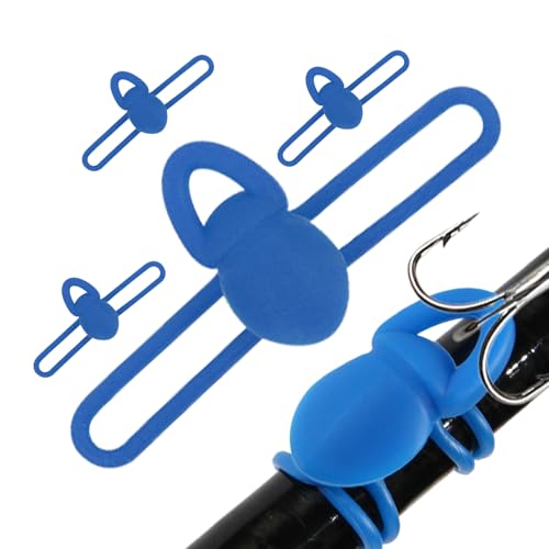 Hook Keeper,Set di 5 Portaesche in | Altamente Elastica, Compatti e Multifunzionali per in Acqua e Salata