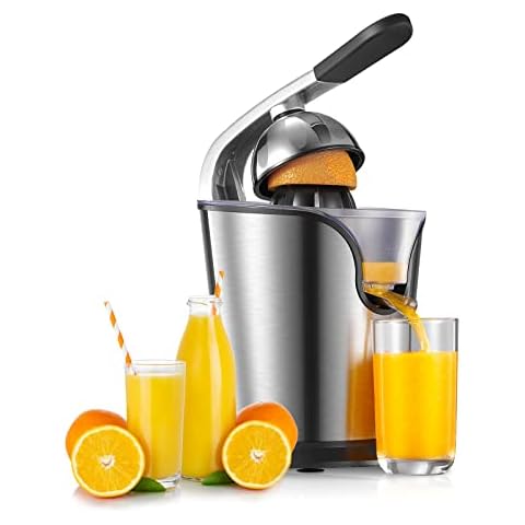 FOHERE Elektrische Zitruspresse, Elektrische Saftpresse& Orangenpresse Cover