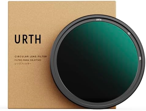 Urth 62mm ND2-400 Variable ND Lens Filter - 1-8.6 Stop Range, Ultra-Slim 20-Layer Nano-Coated Neutral Density Filter for Cameras