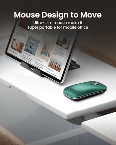 Image of ProtoArc XKM01 Full-Size Foldable Keyboard Mouse Combo for Travel - Green